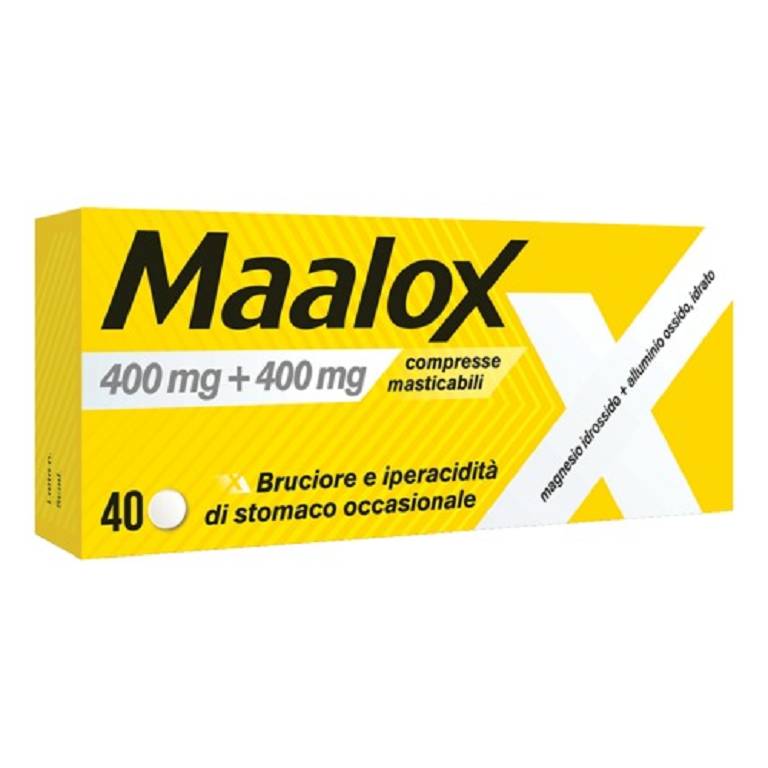 MAALOX*40CPR MAST 400MG+400MG